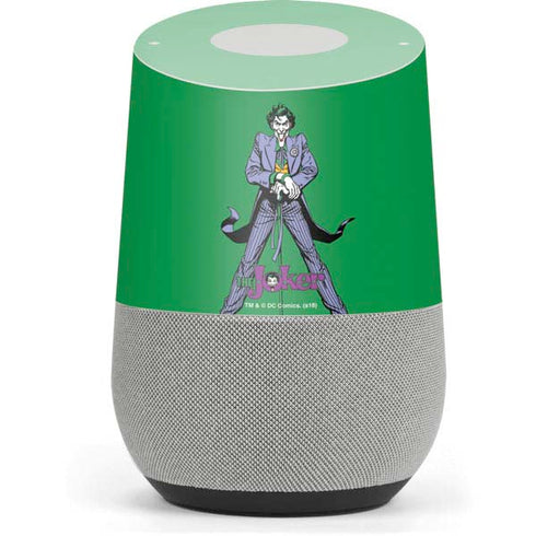 DC Comics The Joker Classic Art Pose Google Home Skin